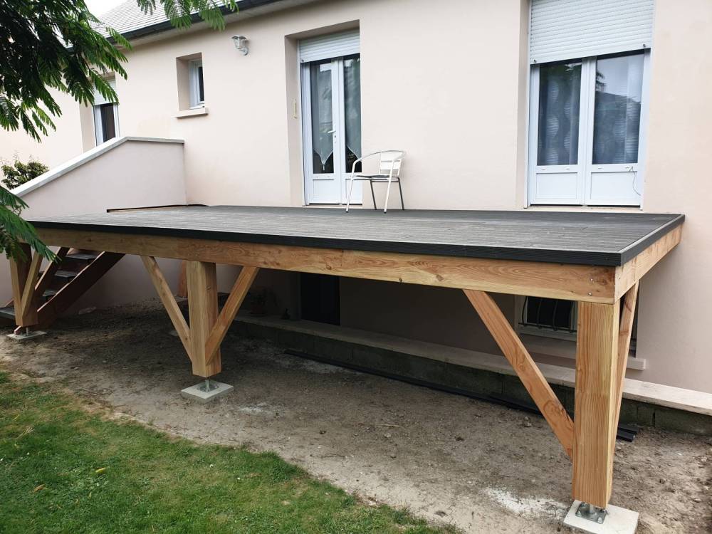 Surélévation à Forcé