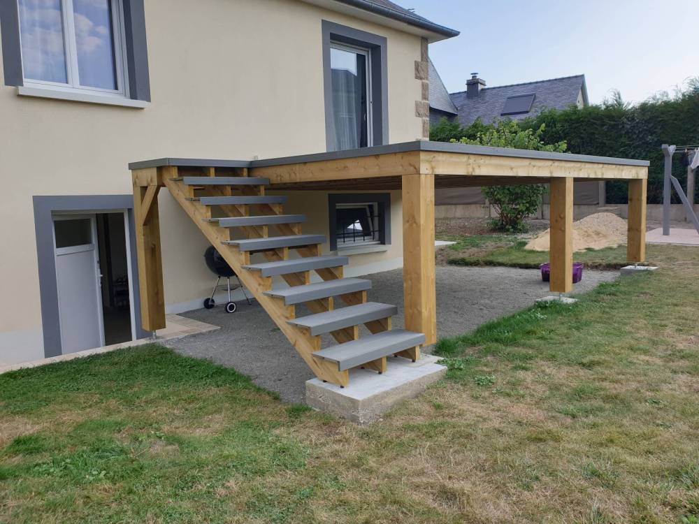 Terrasse à Forcé